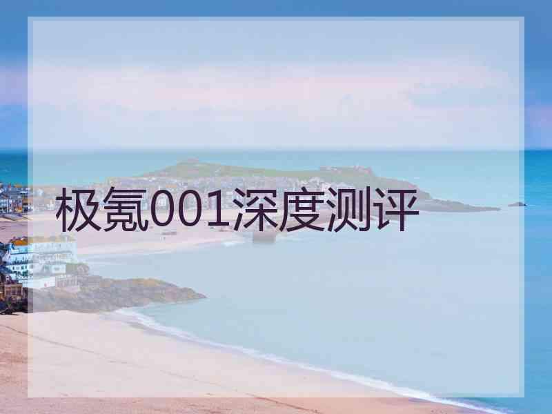 极氪001深度测评