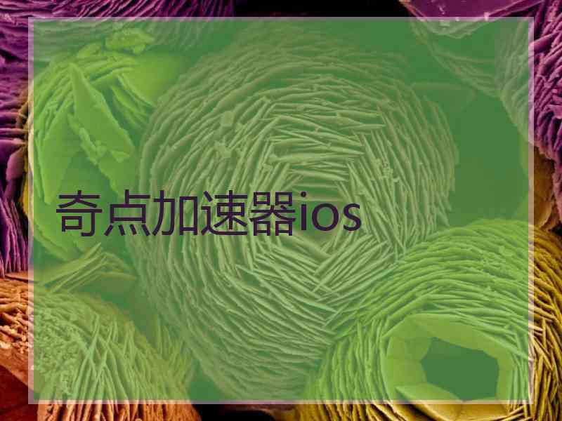 奇点加速器ios