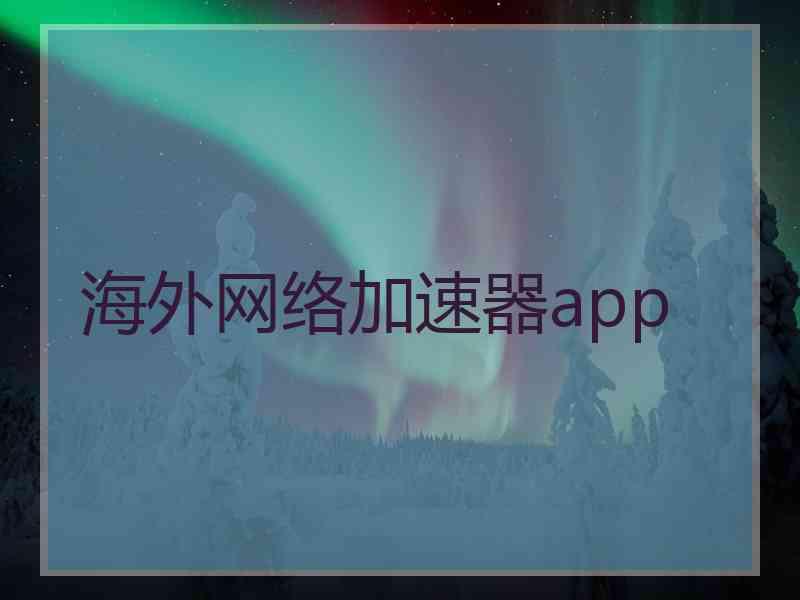 海外网络加速器app