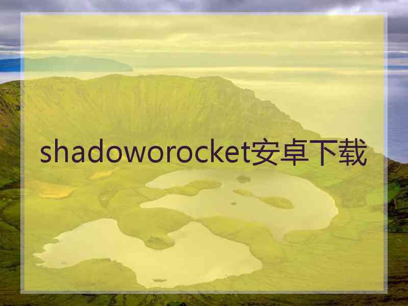 shadoworocket安卓下载