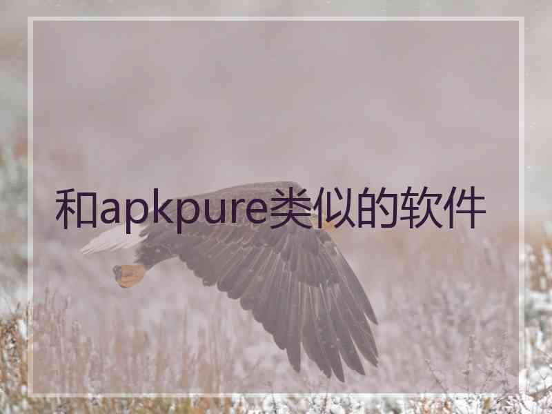 和apkpure类似的软件