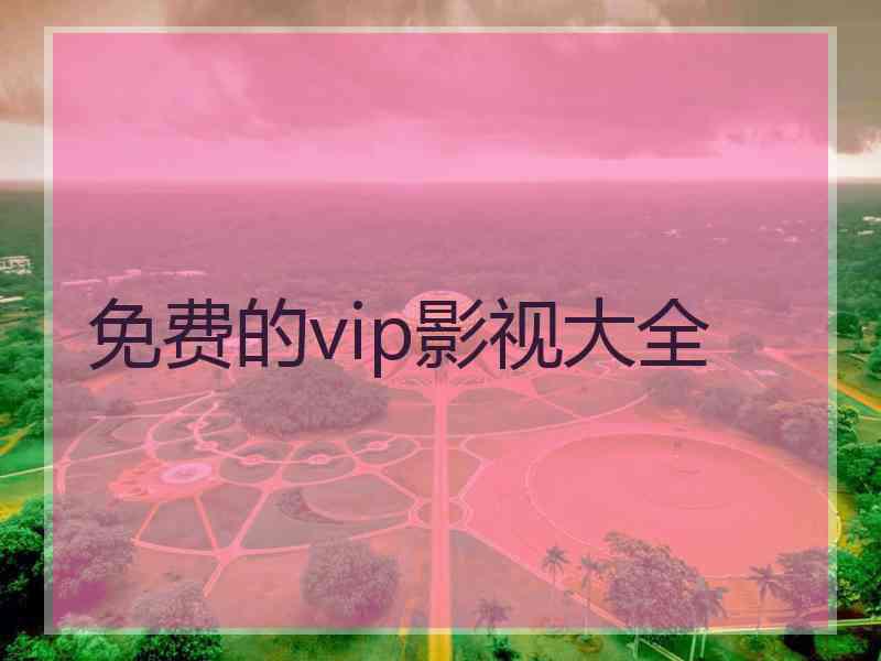 免费的vip影视大全