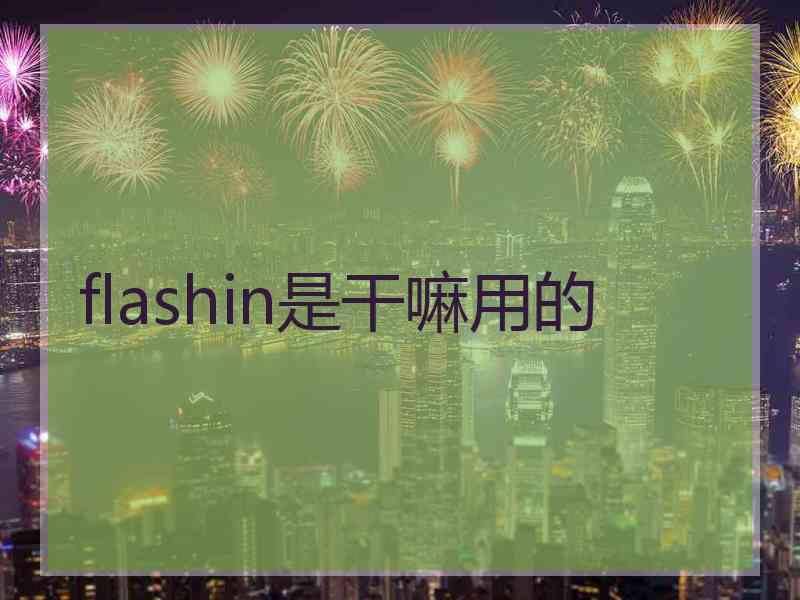 flashin是干嘛用的